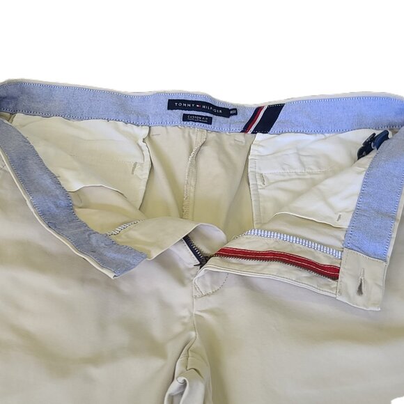 TOMMY HILFIGER Men's 100% Cotton Classic Custom Fit Pants 36X32 - Picture 5 of 13